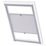 Vidaxl Roller Blind Pliathed White CK02