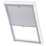 Vidaxl Roller Blind Pliathed White CK02