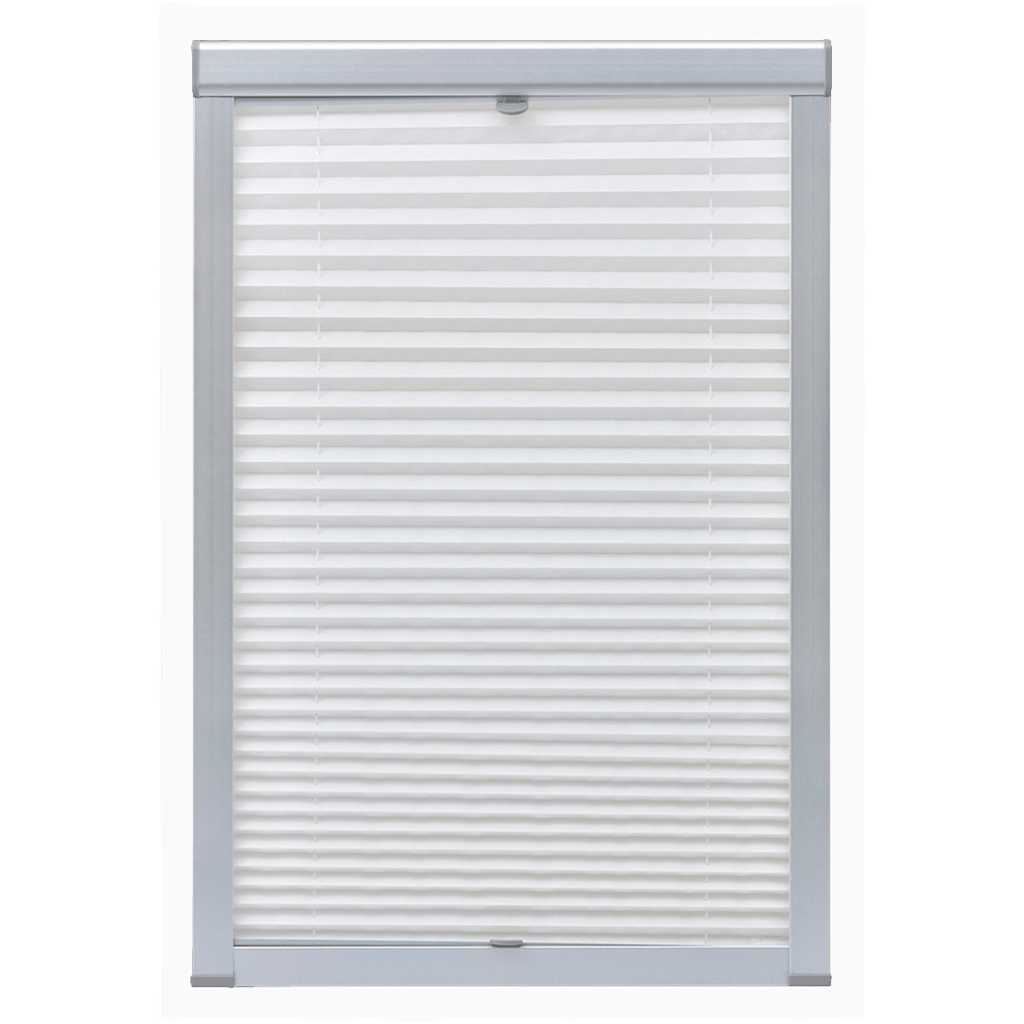 Vidaxl Roller Blind Pliathed White CK02