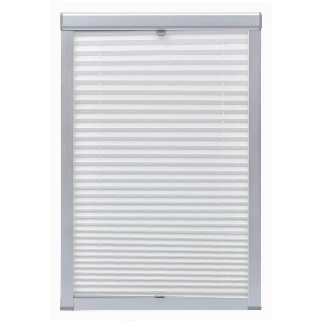 Vidaxl Roller Blind Pliathed White Fk06