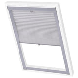 Vidaxl Roller Blind Plisted White PK06