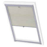 Vidaxl Roller Blind Plited Cream CK02