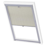 Vidaxl Roller Blind Plited Cream FK06