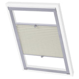 Vidaxl Roller Blind Pliathed Cream SK08