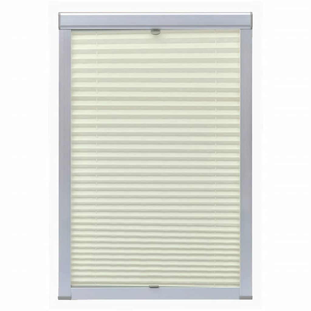 Vidaxl Roller Blind Plited Cream UK08