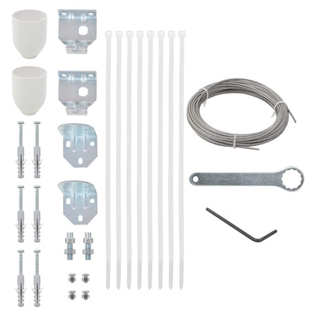 Vidaxl balkonscherm accessoireset 29-delig