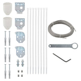 Vidaxl balkonscherm accessoireset 29-delig