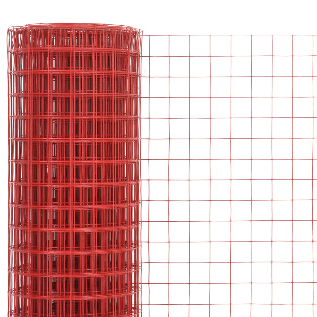 Vidaxl Chicken Wire 10x0,5 m ocel s PVC povlakem