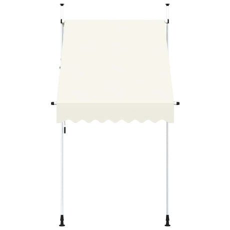 Vidaxl luifel handmatig uittrekbaar 150 cm crème