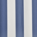 Vidaxl luifeldoek 450x300 cm canvas blauw en wit