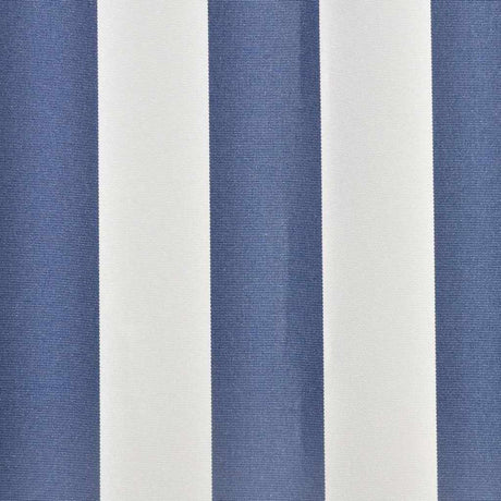 Vidaxl vervangingsdoek voor luifel 500x300 cm polyester blauw en wit