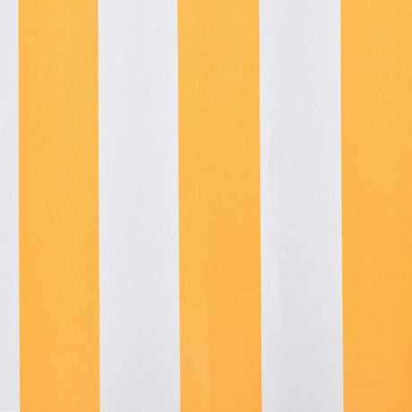 Vidaxl luifeldoek 500x300 cm canvas oranje en wit