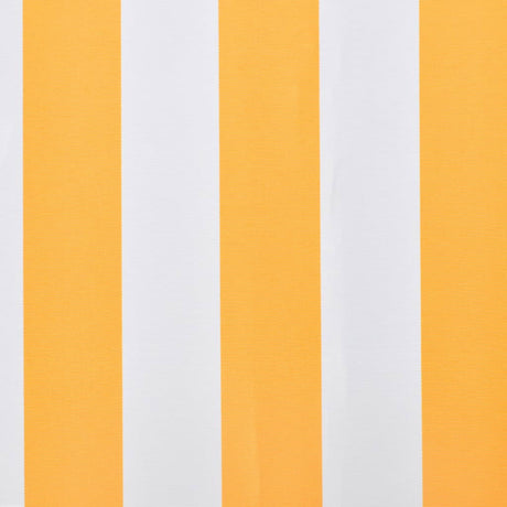 Vidaxl luifeldoek 500x300 cm canvas oranje en wit