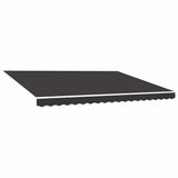 Vidaxl vervangingsdoek voor luifel 400x300 cm polyester grijs