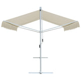 VidaXL Luifel vrijstaand 4x3 m crème