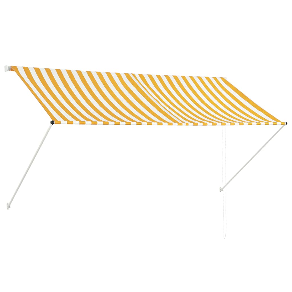 Vidaxl Laifel extensible 250x150 cm jaune et blanc