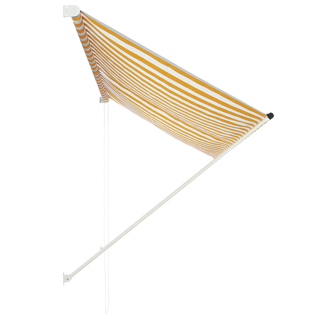 Vidaxl Laifel extensible 250x150 cm jaune et blanc