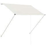 Vidaxl luifel uittrekbaar 150x150 cm crème