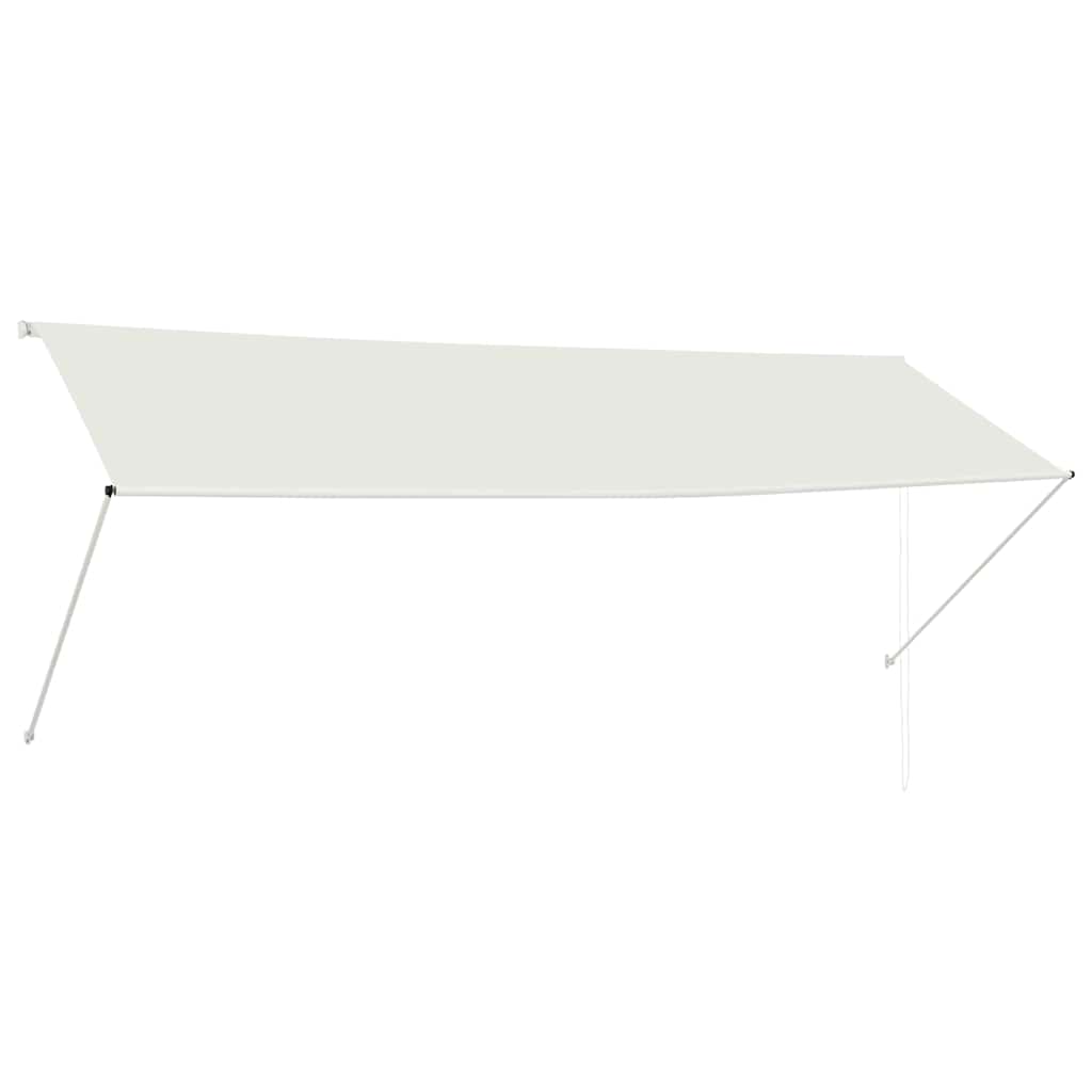 Vidaxl luifel uittrekbaar 350x150 cm crème