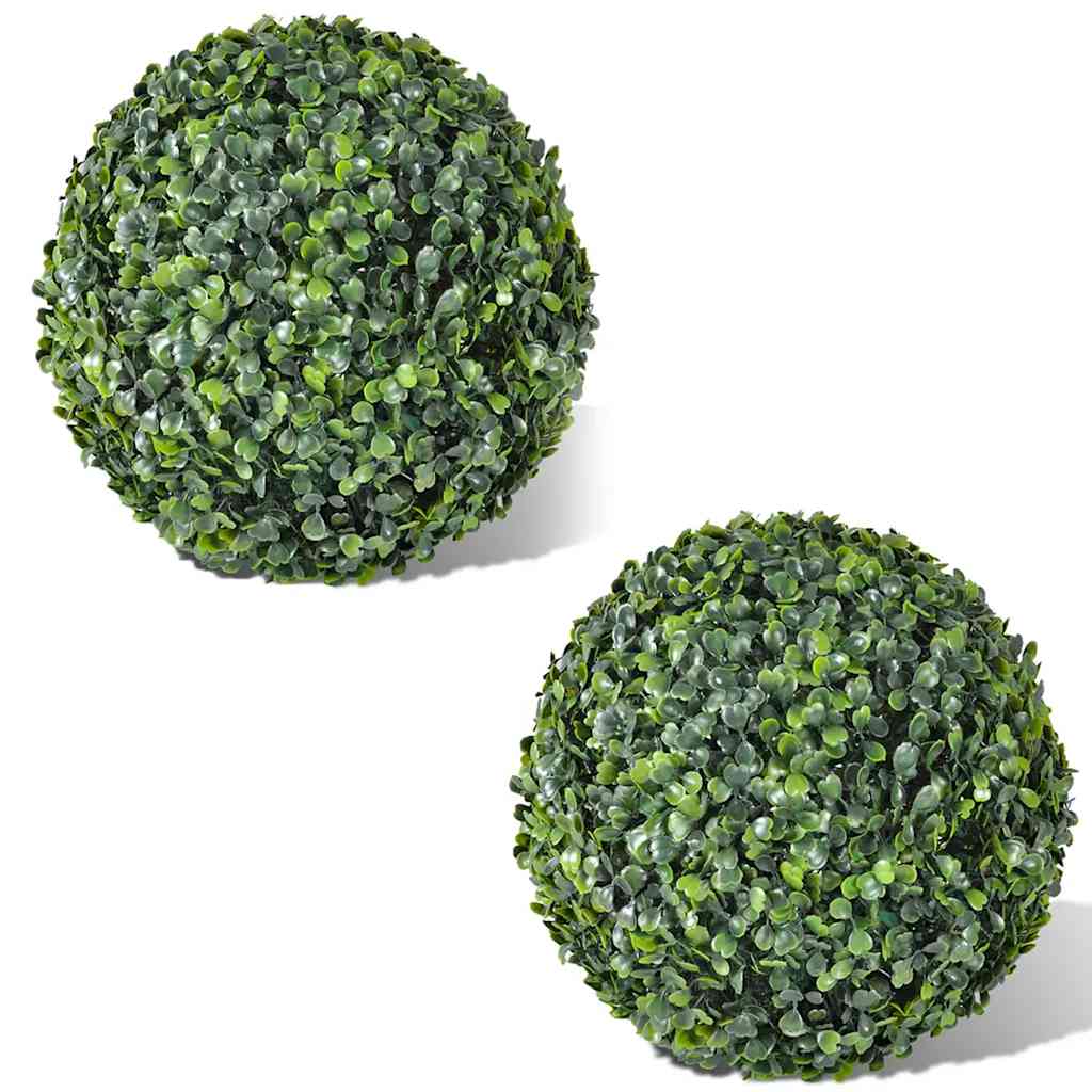 Vidaxl buxusbol kunstplant 35 cm 2 st