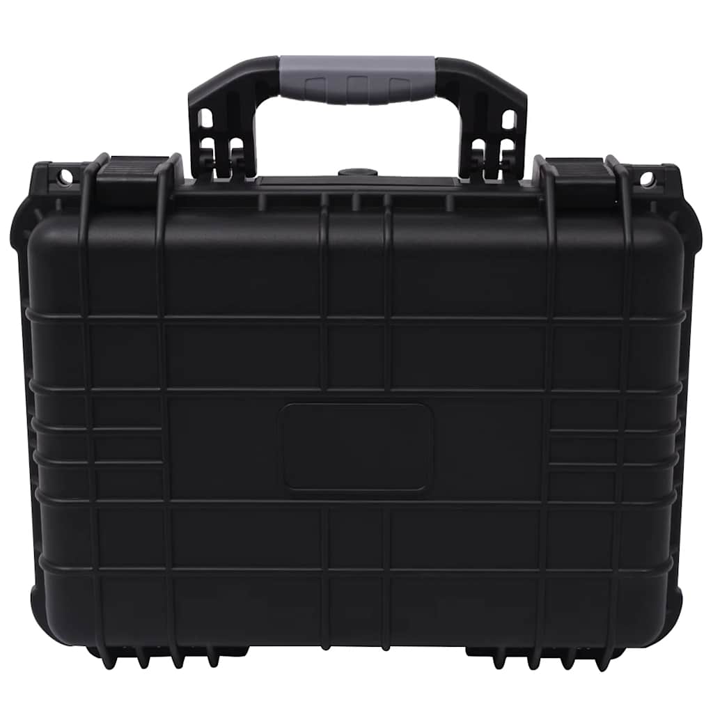 Vidaxl beschermende materiaalkoffer 40,6x33x17,4 cm zwart