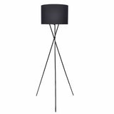 Vidaxl lampenkap voor vloerlamp met standaard 139 cm zwart