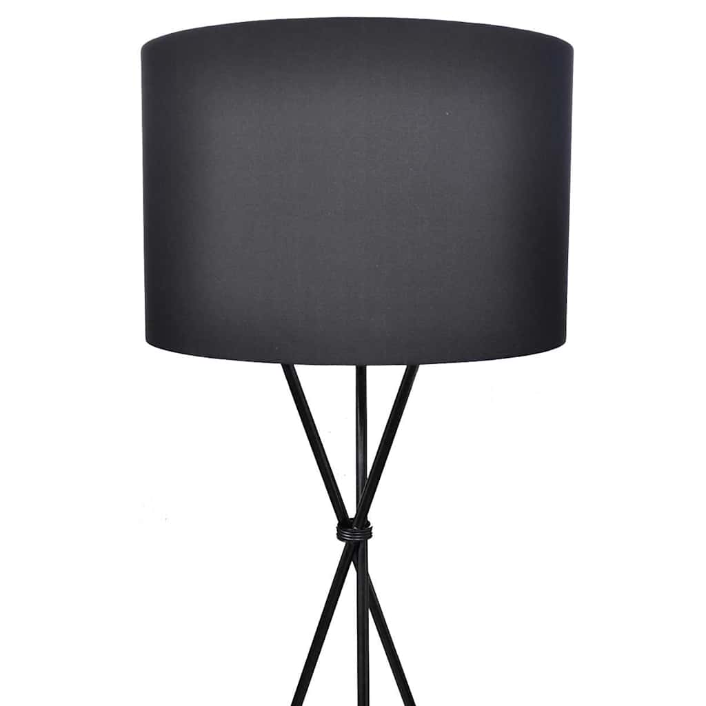 Vidaxl lampenkap voor vloerlamp met standaard 139 cm zwart
