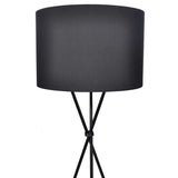 Vidaxl lampenkap voor vloerlamp met standaard 139 cm zwart