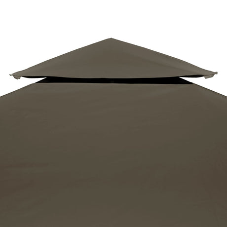 Vidaxl prieeldak 2-laags 310 g m² 3x3m taupe