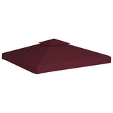 Vidaxl prieeldak 2-laags 3x3m 310 g m² bordeaux