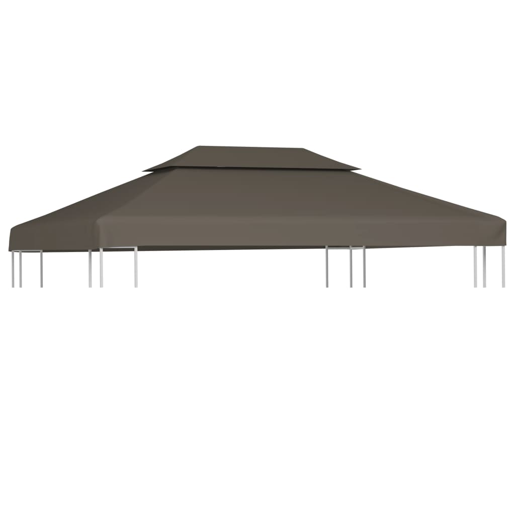 Vidaxl Prieverkak 2-layer 4x3m 310 g m² Taupe