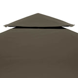 Vidaxl prieeldak 2-laags 4x3m 310 g m² taupe