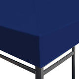 Vidaxl prieeldak 310 g m² 4x3 m blauw