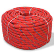 Vidaxl boot touw 6 mm 500 m polypropyleen rood
