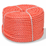 Vidaxl touw gedraaid 16 mm 100 m polypropyleen oranje