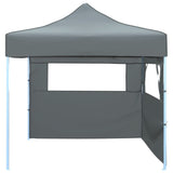 Vidaxl vouwtent pop-up met 2 zijwanden 3x3 m antraciet