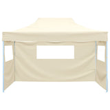 Vidaxl vouwtent met 3 wanden 3x4,5 m crème