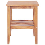 Vidaxl salontafel vierkant 40x40x50 cm massief teakhout