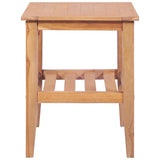 Vidaxl salontafel vierkant 40x40x50 cm massief teakhout