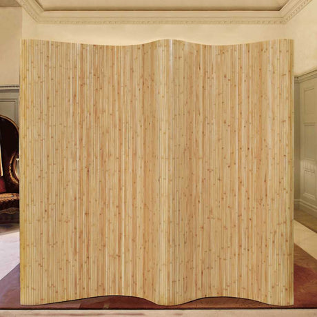 Vidaxl kamerscherm breedte 250 cm hoogte 165 cm bamboe natuurlijk