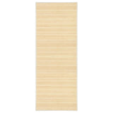 Vidaxl tapijt 80x200 cm bamboe natuurlijk