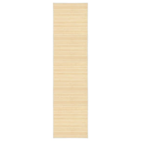 Vidaxl tapijt 80x300 cm bamboe naturel