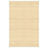 Vidaxl tapijt 100x160 cm bamboe naturel