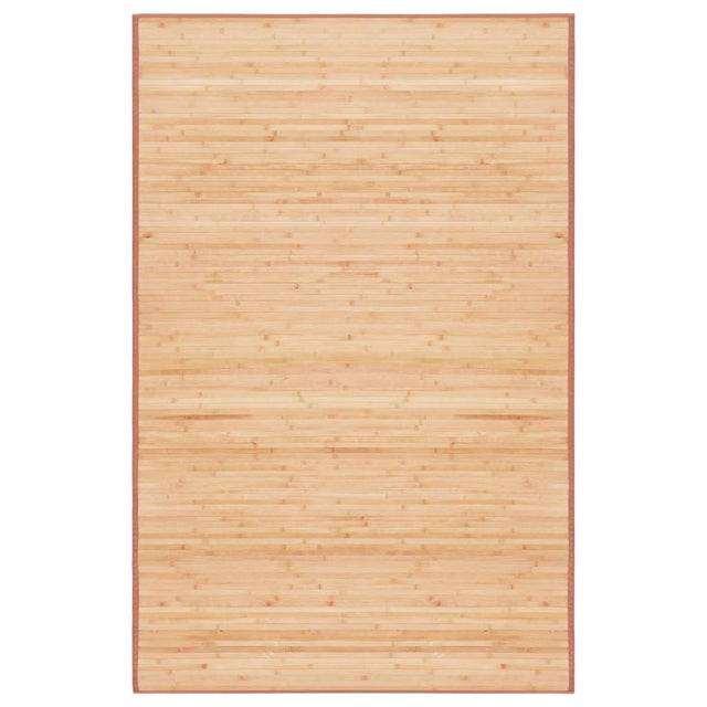 Vidaxl tapijt 100x160 cm bamboe bruin
