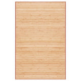 Vidaxl tapijt 100x160 cm bamboe bruin