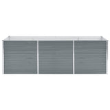 De Vidaxl Planz huet 240x80x77 cm galvaniséiert Stol Grey