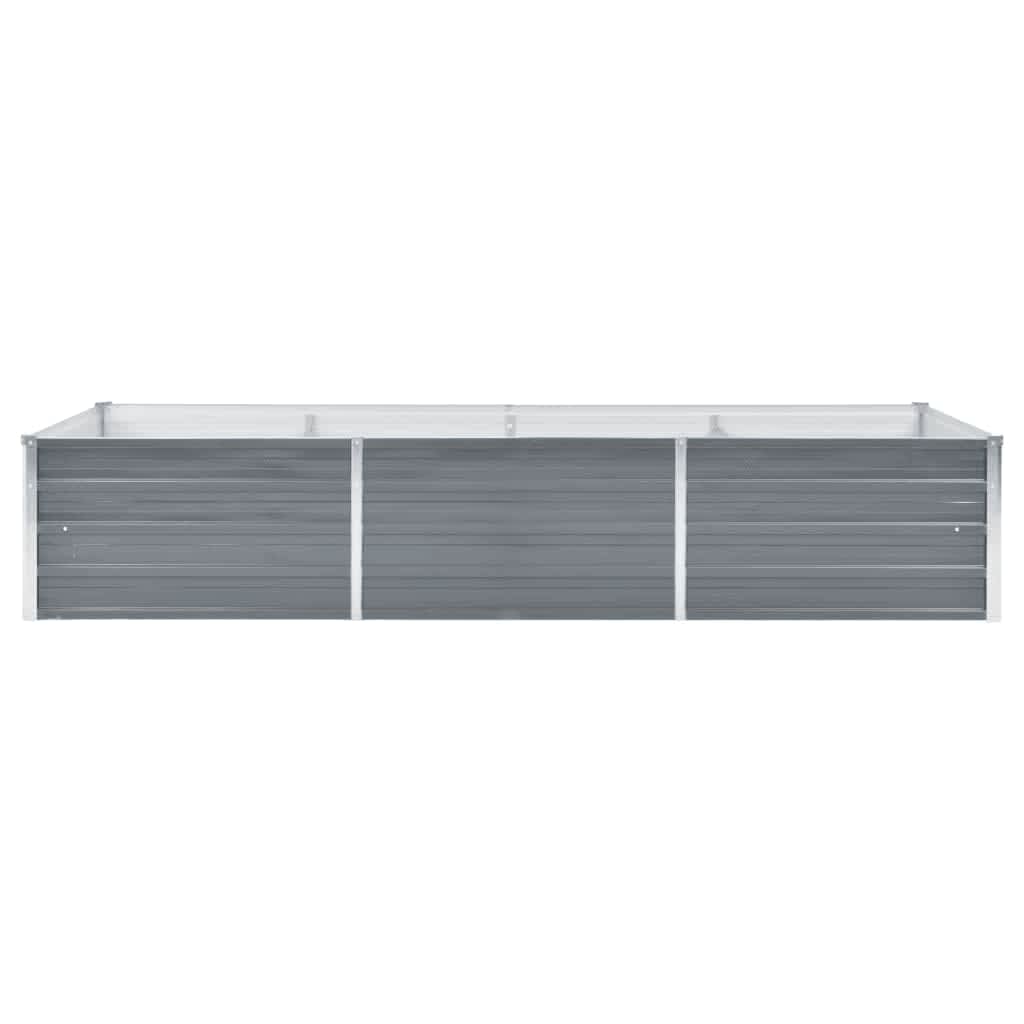 Vidaxl Planter Insert 240x80x45 cm galvaniseret stålgrå