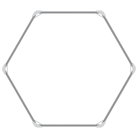Vidaxl plantenbak verhoogd 129x129x77 cm gegalvaniseerd staal grijs
