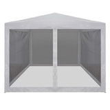 Vidaxl partytent met 4 mesh zijwanden 3x3 m