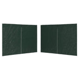 Vidaxl Tent Walls 2 ST Z ZPRAW PE GREEN